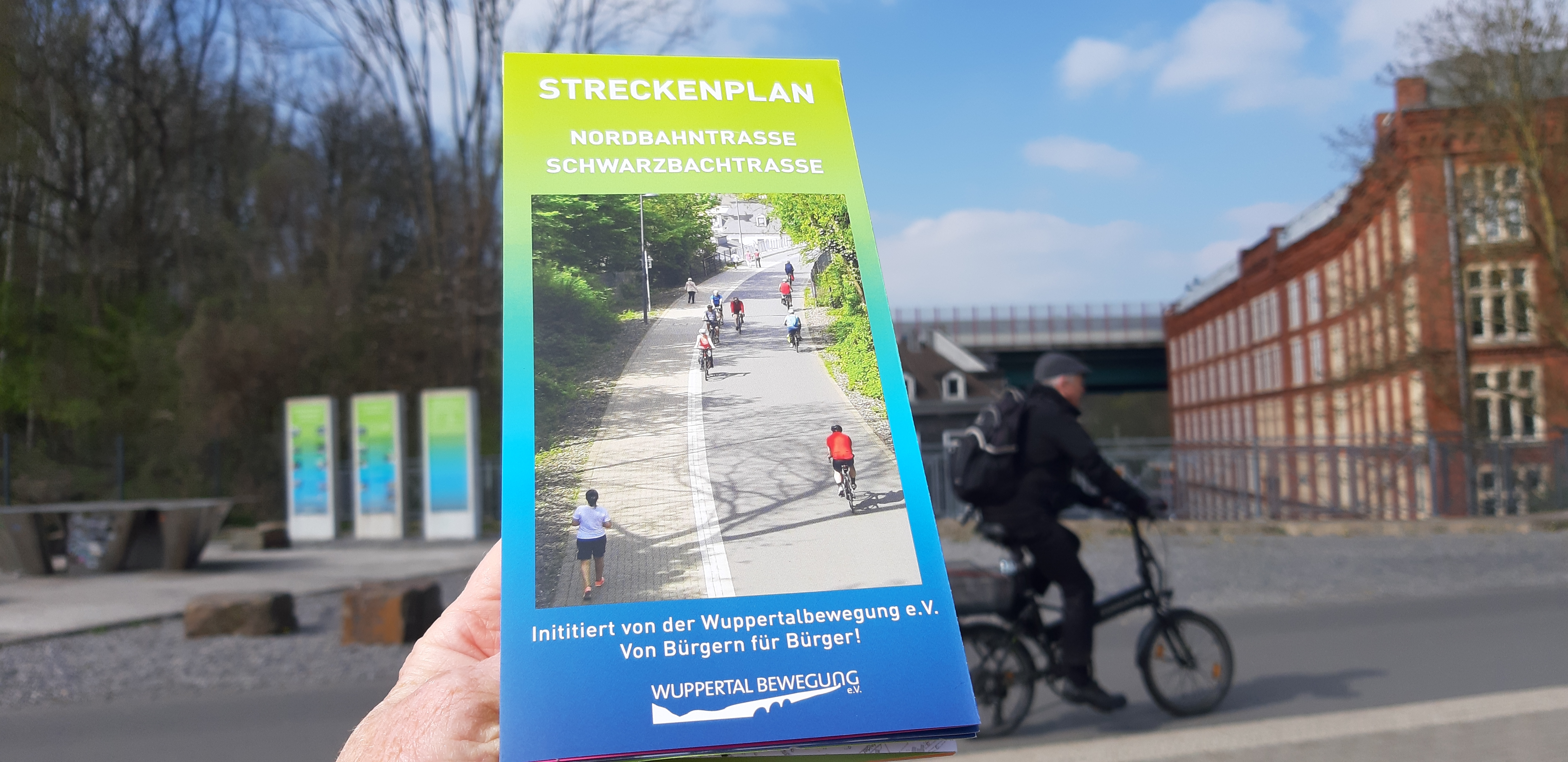 Neuer Streckenplan der Wuppertalbewegung